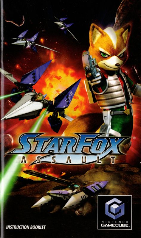 Manual for Star Fox Assault (GameCube): Front