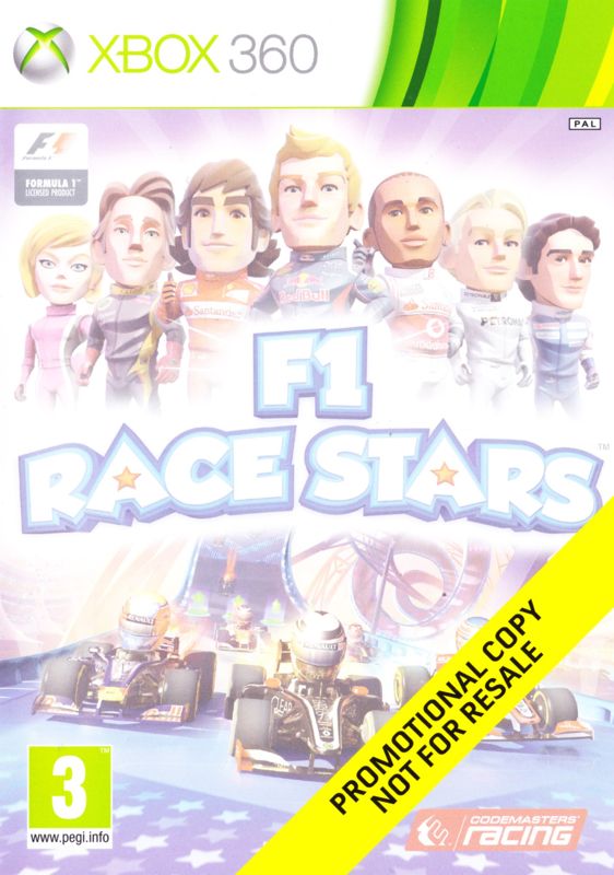 Front Cover for F1 Race Stars (Xbox 360) (Promotional retail release)