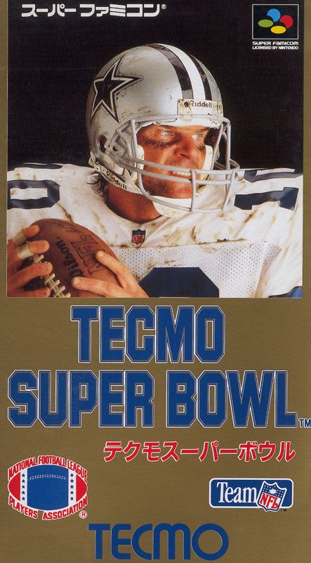 Tecmo Super Bowl Cover Or Packaging Material Mobygames