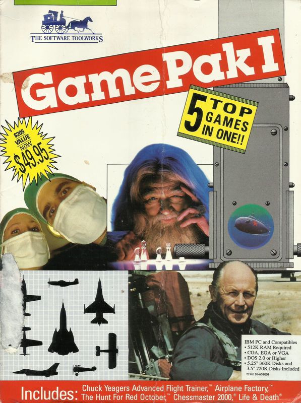 Front Cover for Game Pak I (DOS) (Dual Media release)