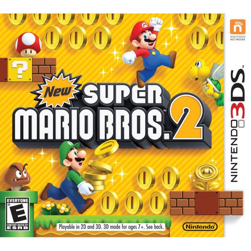 Front Cover for New Super Mario Bros. 2 (Nintendo 3DS)
