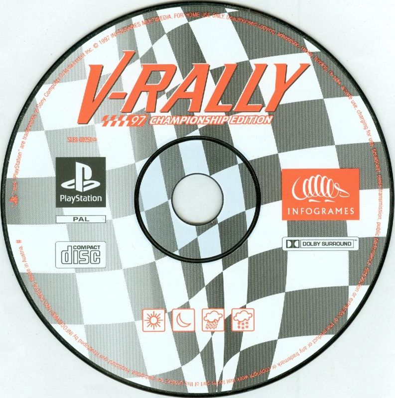 Media for Need for Speed: V-Rally (PlayStation) (Best of Infogrames / Value Series release)