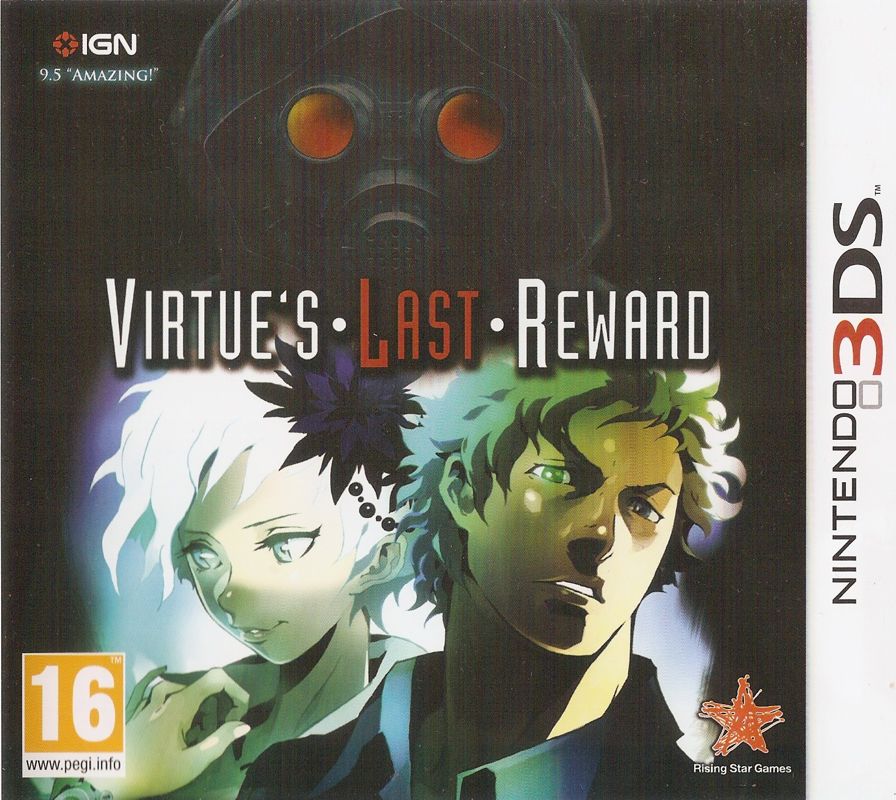 Front Cover for Zero Escape: Volume 2 - Virtue's Last Reward (Nintendo 3DS)