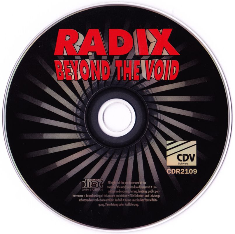 Media for Radix: Beyond the Void (DOS)