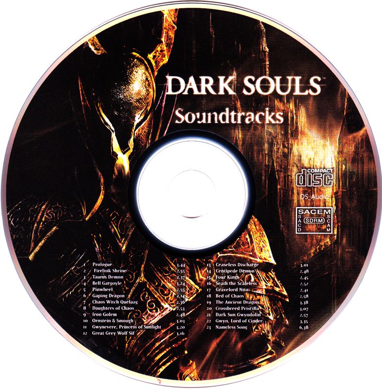 Soundtrack for Dark Souls: Prepare to Die Edition (Windows): Disc