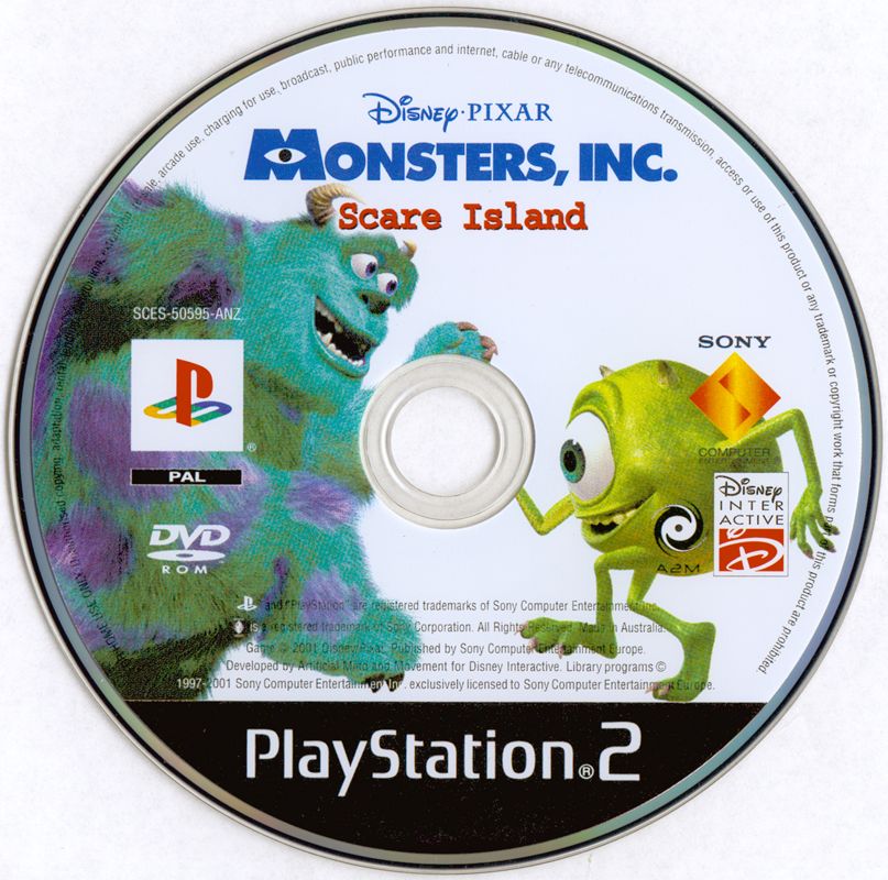 Media for Disney•Pixar's Monsters, Inc.: Scare Island (Limited Edition) (PlayStation 2) (Limited Edition)