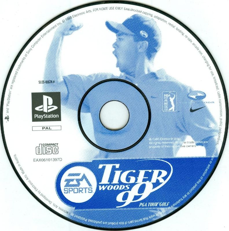 Media for Tiger Woods 99 PGA Tour Golf (PlayStation)