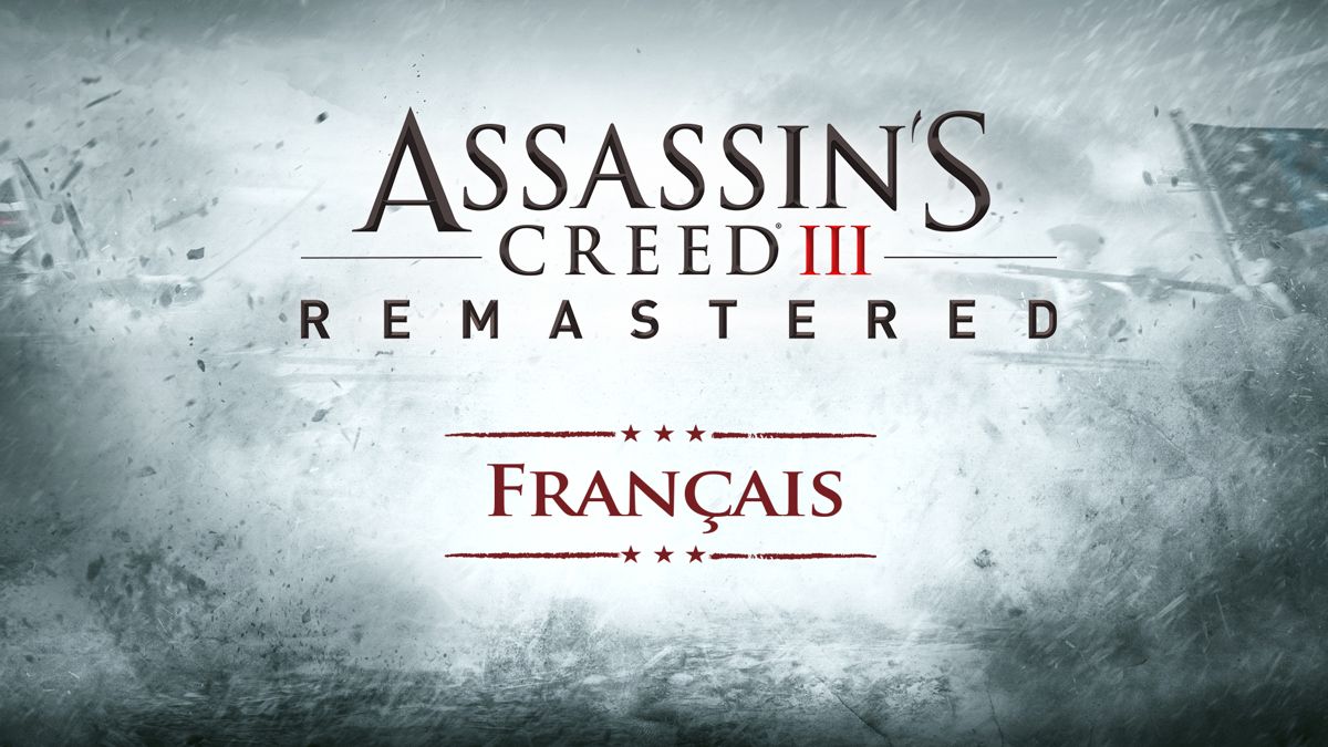 Front Cover for Assassin's Creed III: Remastered - French Audio Pack (Nintendo Switch) (download release)