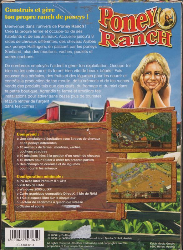 Back Cover for Pony Ranch (Windows)