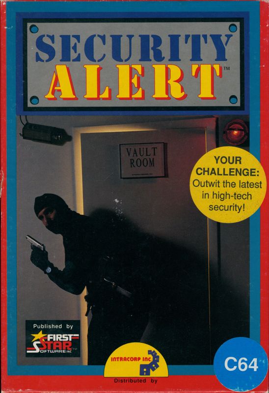 Front Cover for Security Alert (Commodore 64)