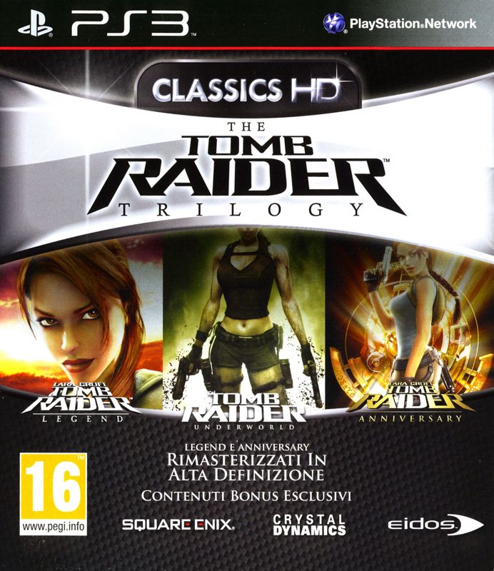 Front Cover for The Tomb Raider Trilogy (PlayStation 3)