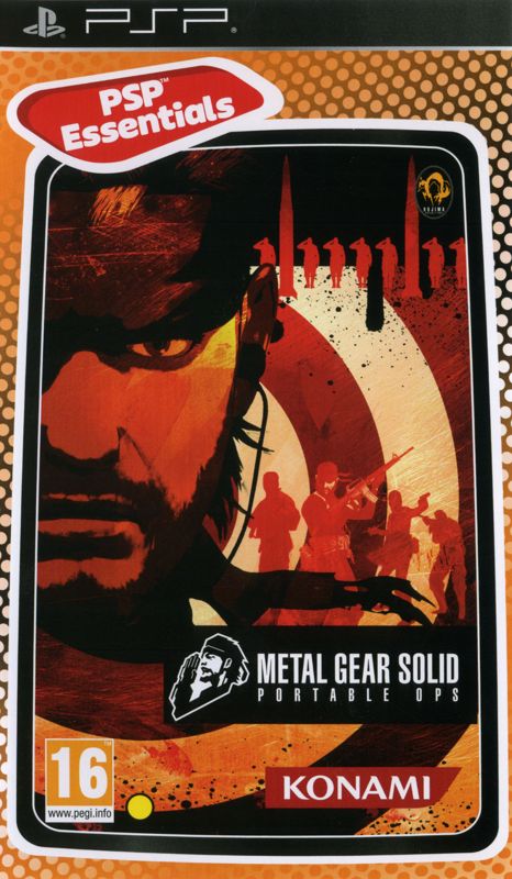 Front Cover for Metal Gear Solid: Portable Ops (PSP) (PSP Essentials release)