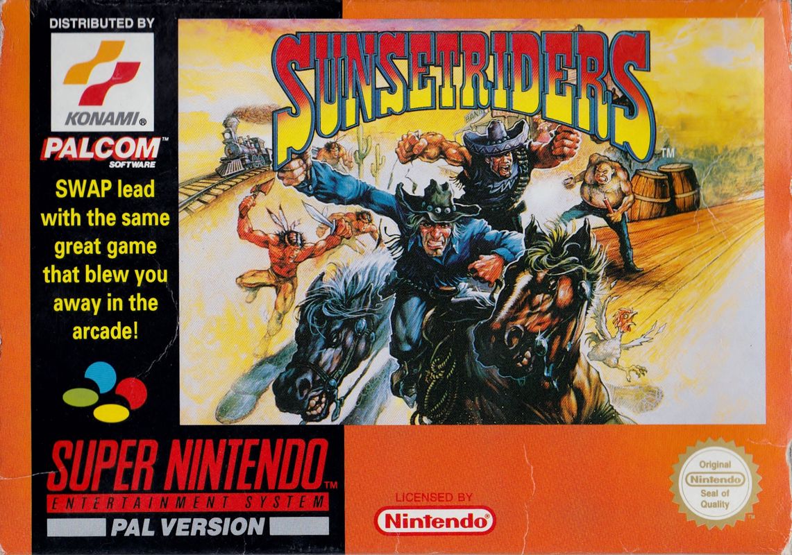 Front Cover for Sunset Riders (SNES)
