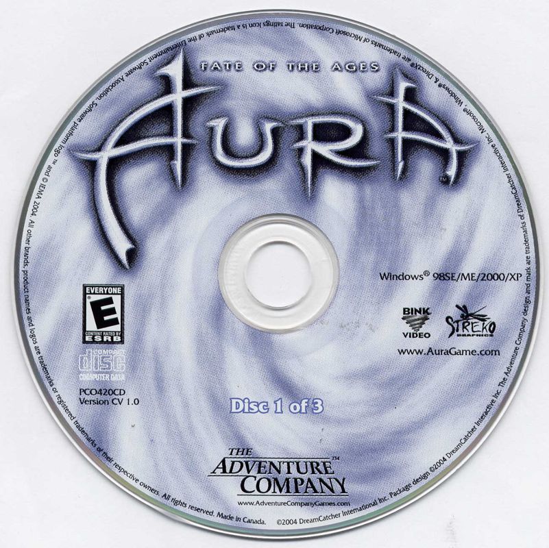 Media for Aura: Fate of the Ages (Windows): Disc 1
