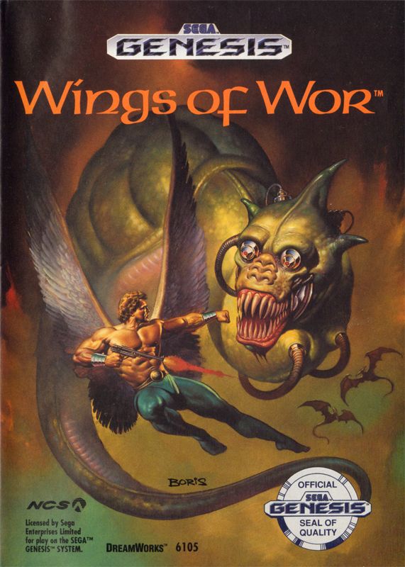 Front Cover for Wings of Wor (Genesis)