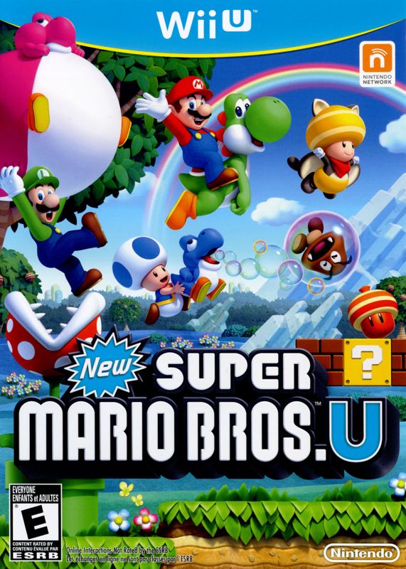 Front Cover for New Super Mario Bros. U (Wii U)
