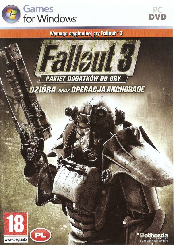 Front Cover for Fallout 3: Game Add-on Pack - The Pitt and Operation: Anchorage (Windows)