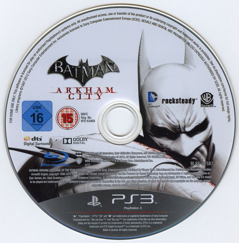 Batman: Arkham City Game of the Year Edition Sony PlayStation 3