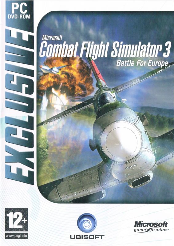 Front Cover for Microsoft Combat Flight Simulator 3: Battle for Europe (Windows) (Ubisoft eXclusive release)