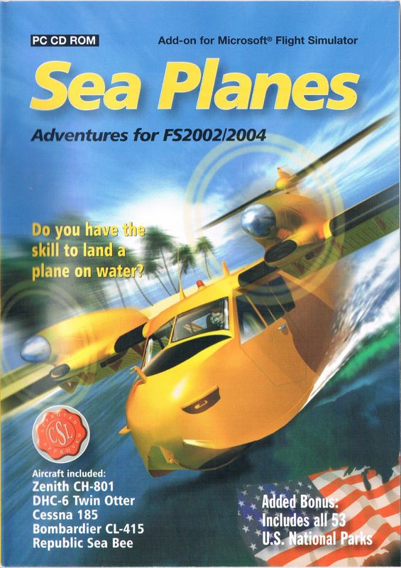 Front Cover for Sea Planes: Adventures for FS2002/2004 (Windows)