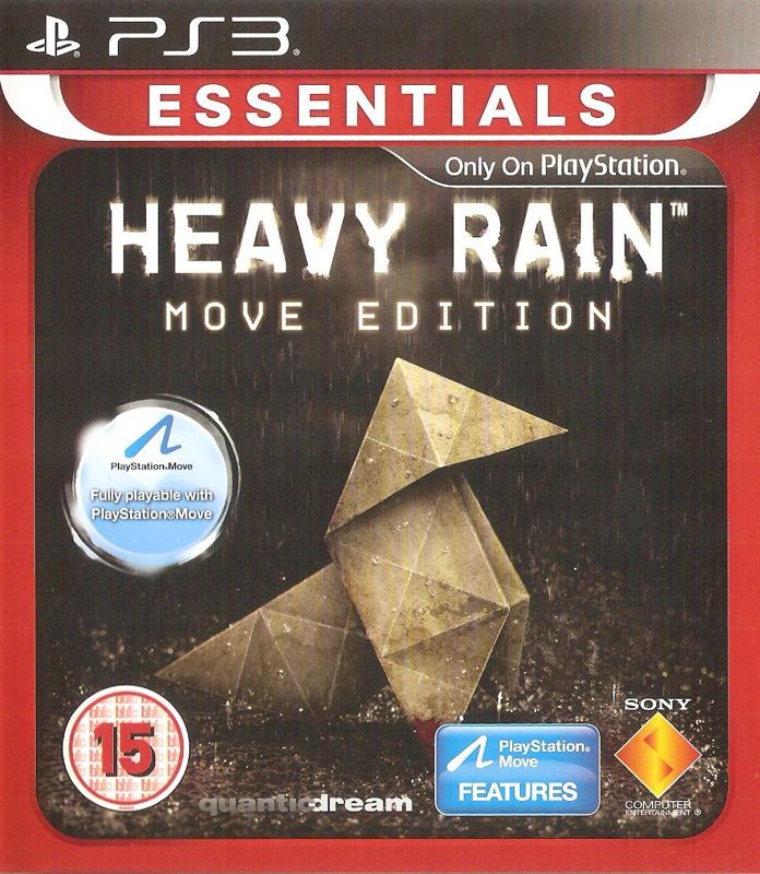 Front Cover for Heavy Rain: Move Edition (PlayStation 3) (Essentials release)