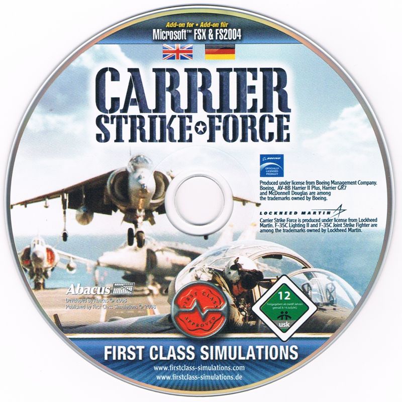 Media for Carrier Strike Force (Windows) (Flipside cover)
