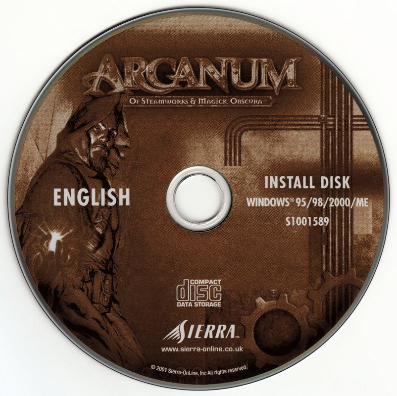 Media for Arcanum: Of Steamworks & Magick Obscura (Windows) (Budget release): Disc 1 - Install