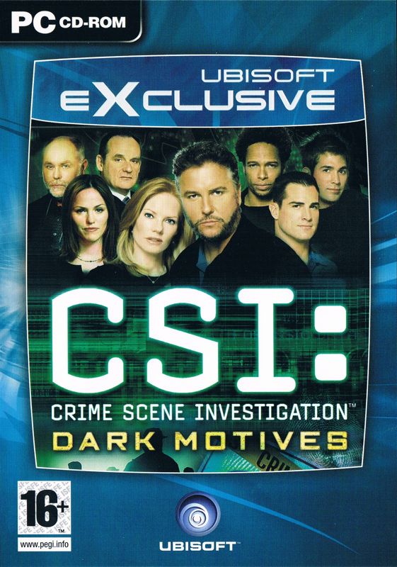 Front Cover for CSI: Crime Scene Investigation - Dark Motives (Windows) (Ubisoft eXclusive release)