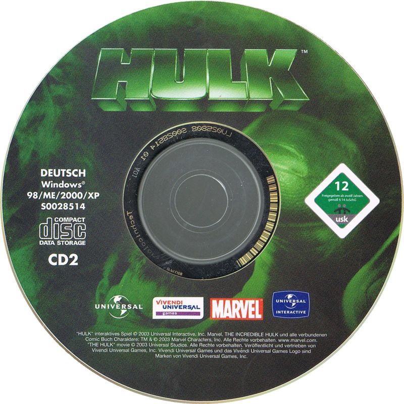 Media for Hulk (Windows): Disc 2