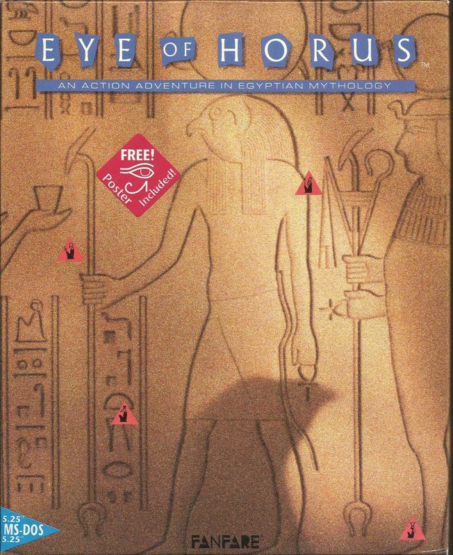 Front Cover for Eye of Horus (DOS) (Original release without Tandy support)