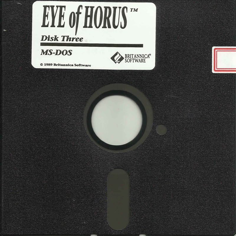 Media for Eye of Horus (DOS) (Original release without Tandy support): Disk (3/3)