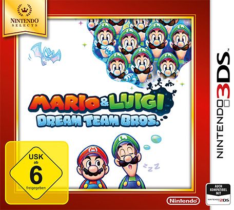 Front Cover for Mario & Luigi: Dream Team (Nintendo 3DS) (download release)