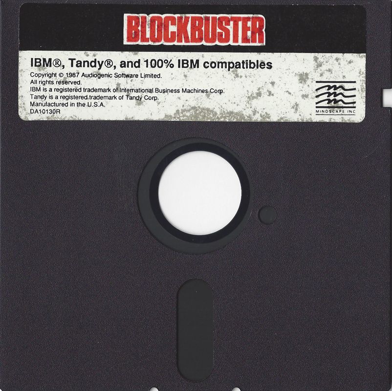 Media for Arcade Mega-Hits Volume 1 (DOS): Blockbuster Disk