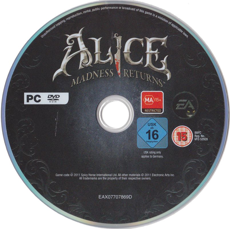 Media for Alice: Madness Returns (Windows)