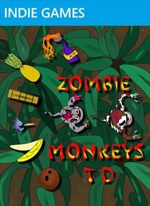 Front Cover for Zombie Monkeys TD (Xbox 360) (XNA Indie Games release)