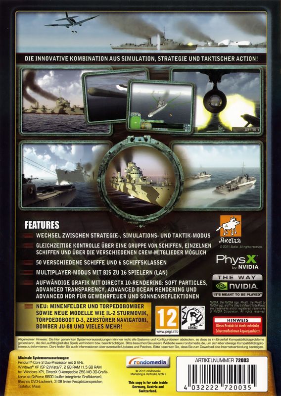 Back Cover for PT Boats: South Gambit (Windows)