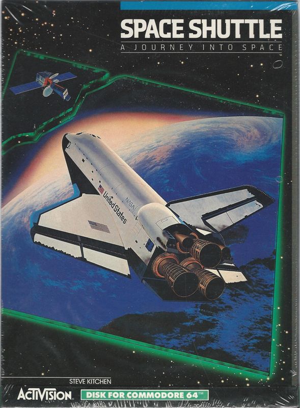 Front Cover for Space Shuttle: A Journey into Space (Commodore 64)