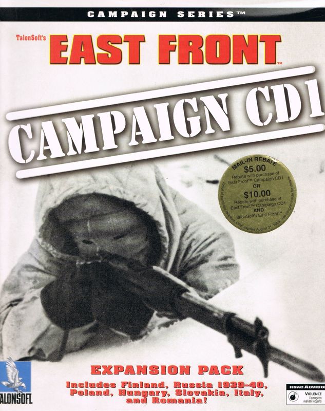Front Cover for TalonSoft's East Front: Campaign CD 1 (Windows)