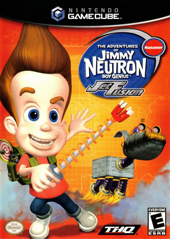 Front Cover for The Adventures of Jimmy Neutron: Boy Genius - Jet Fusion (GameCube)
