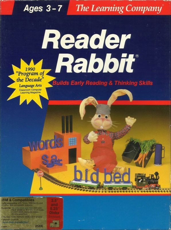 Front Cover for Reader Rabbit (DOS) (Re-release)