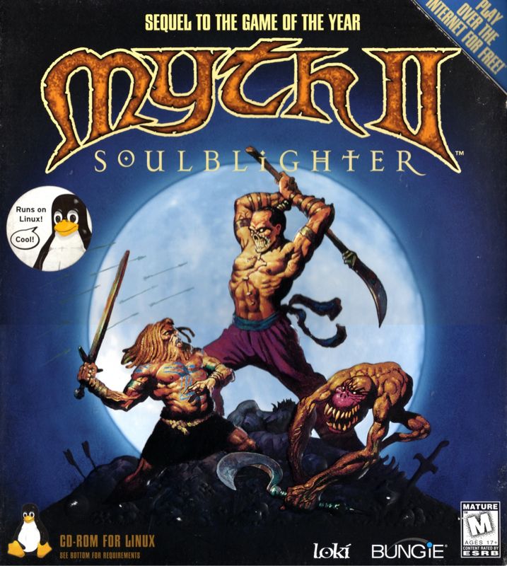 Front Cover for Myth II: Soulblighter (Linux)