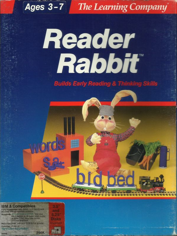 Front Cover for Reader Rabbit (DOS) (Dual Media release (version 4.0))