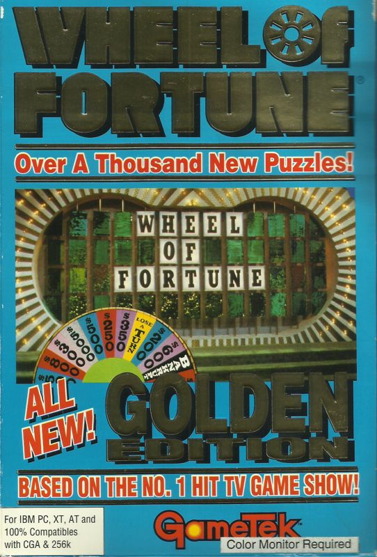 Front Cover for Wheel of Fortune: Golden Edition (DOS) (5.25" release)