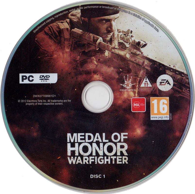 Media for Medal of Honor: Warfighter (Limited Edition) (Windows): Disc 1