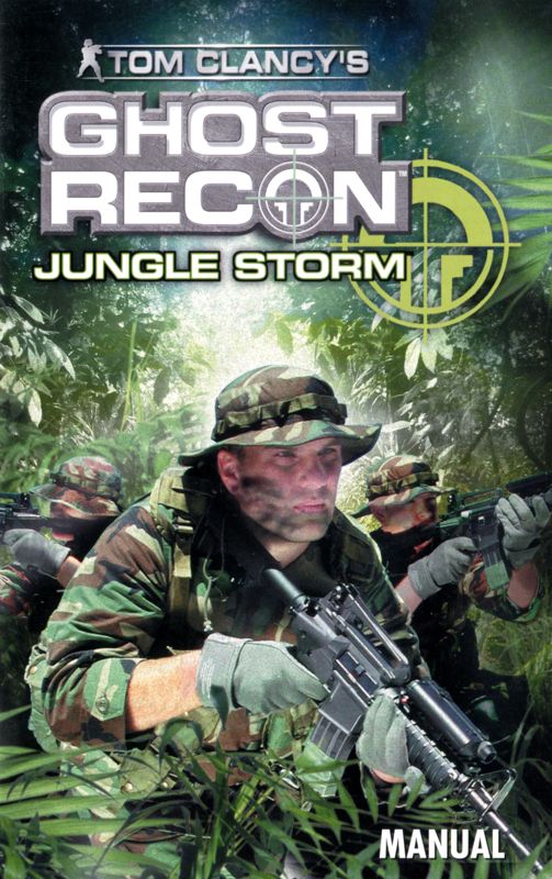 Manual for Tom Clancy's Ghost Recon: Jungle Storm (PlayStation 2) (Release with bundled headset): Front