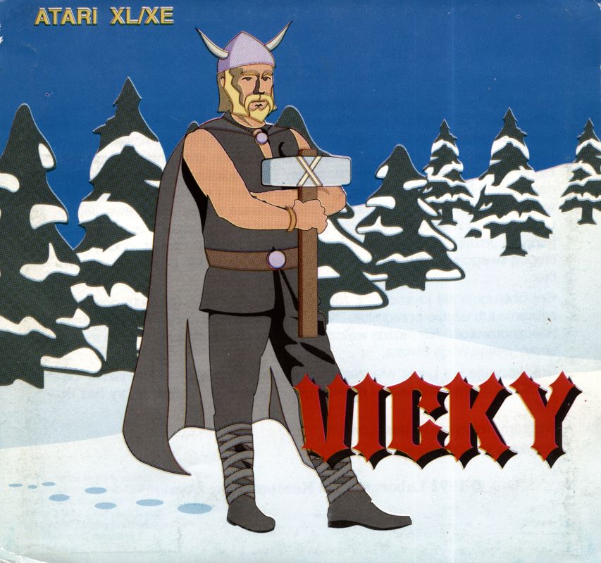 Front Cover for Vicky (Atari 8-bit) (5.25" disk release)