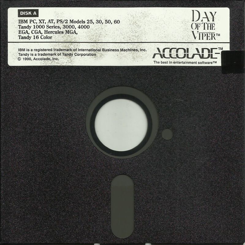 Media for Day of the Viper (DOS) (5.25" release): Disk (1/2)