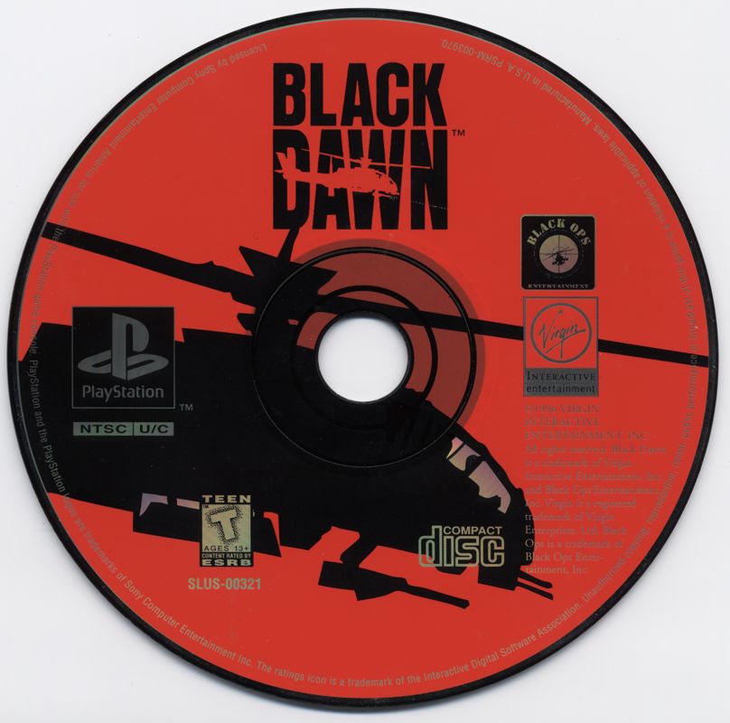 Media for Black Dawn (PlayStation)