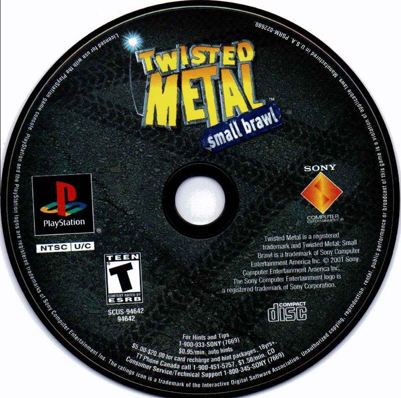 Media for Twisted Metal: Small Brawl (PlayStation)