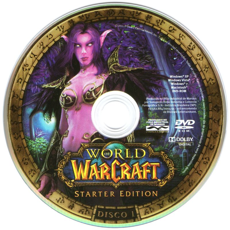 Media for World of WarCraft (Macintosh and Windows) (World of Warcraft Starter Edition bundled to EGW #134): Disc 1